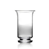 One extra large Simon Pearce Revere Hurricane. These clear glass candleholders are 13 inches tall and 8.25 inches wide and have a sturdy flared base and flared top.