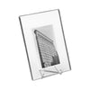 Rectangle Clear Glass Float Frame, Silver