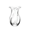 Simon Pearce Small Chelsea Optic vase with a flared top on a white background