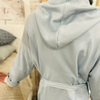 Hooded Pique Robe