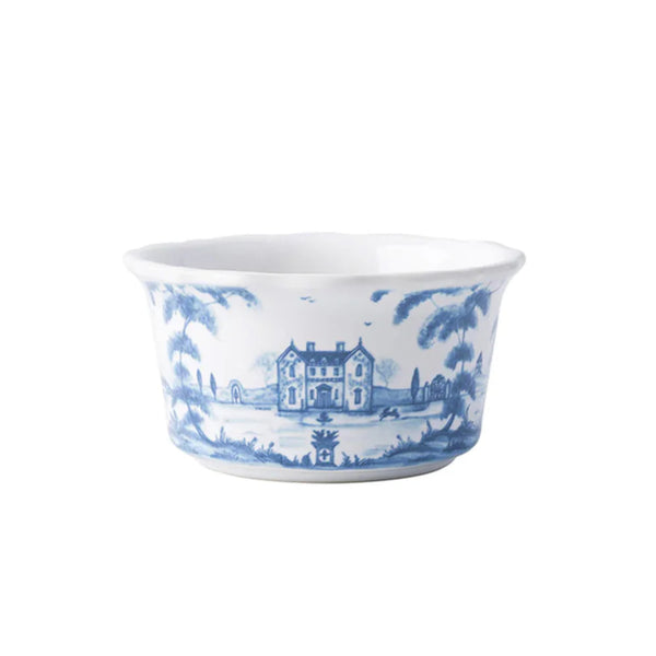 Country Estate Ramekin, Delft Blue