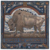 "Secrets of the Bison" Wool/Silk Scarf