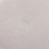 Round woven placemat on a white background