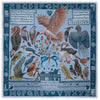 "Birds of Innocence" Wool/Silk Scarf