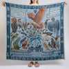 "Birds of Innocence" Wool/Silk Scarf