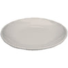 Beaded melamine dinner plate on white background.