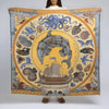 "Dancing Delphinus" Wool/Silk Scarf