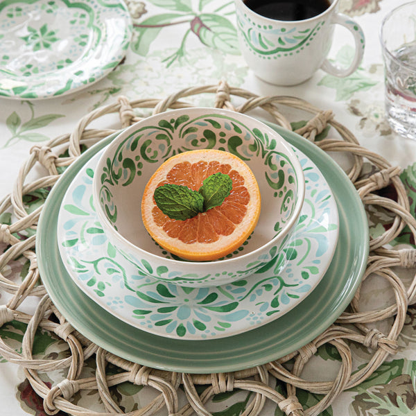 Iberian Salad/Dessert Plate, Sage