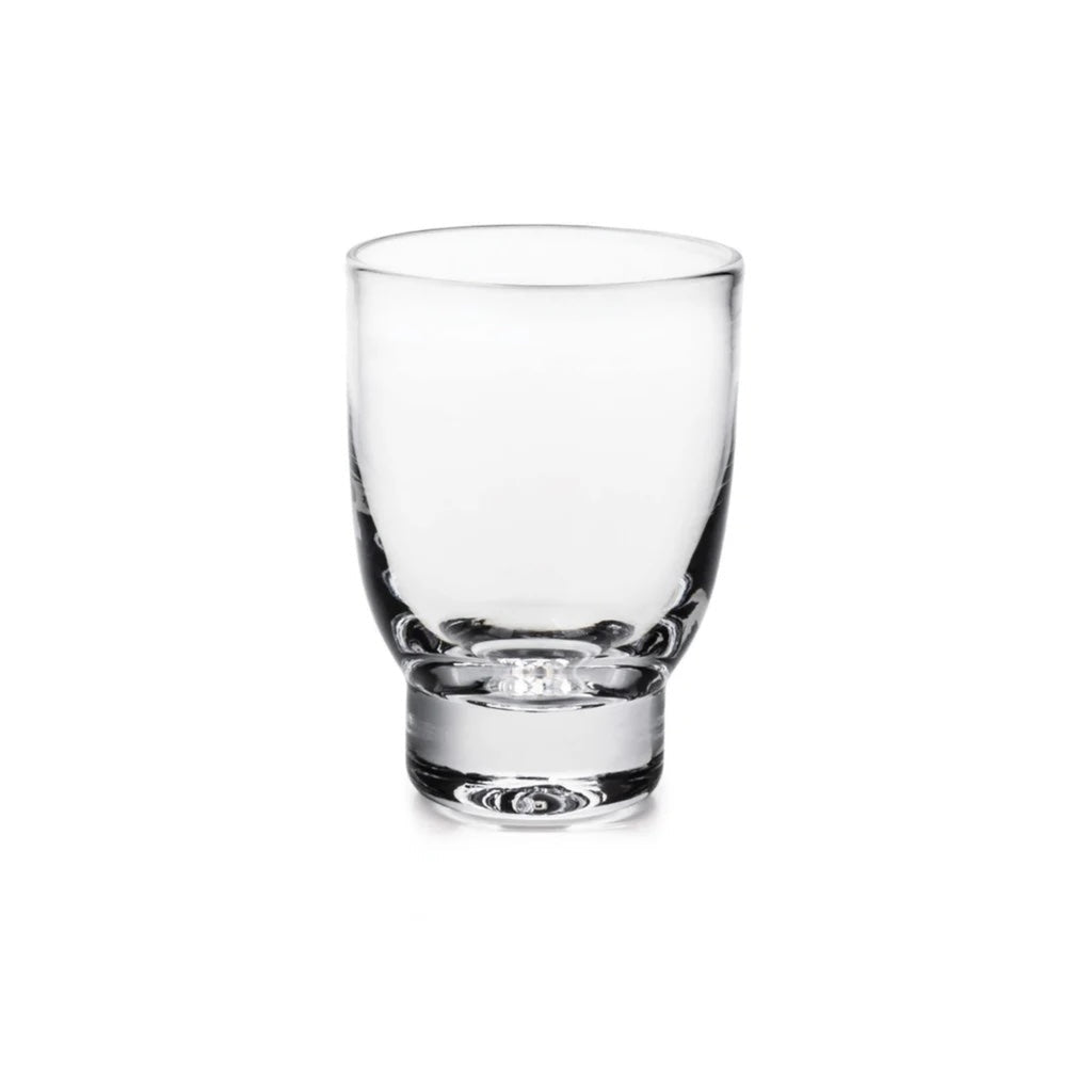Small Manchester tumbler on white background.