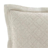 Washed Linen Quilted Euro Sham