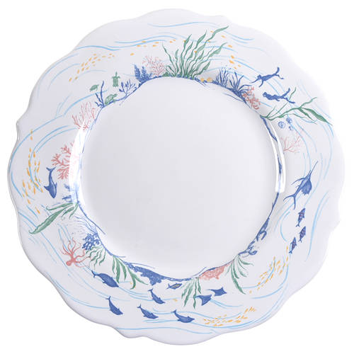 Country Estate Seaside Dinner Plate