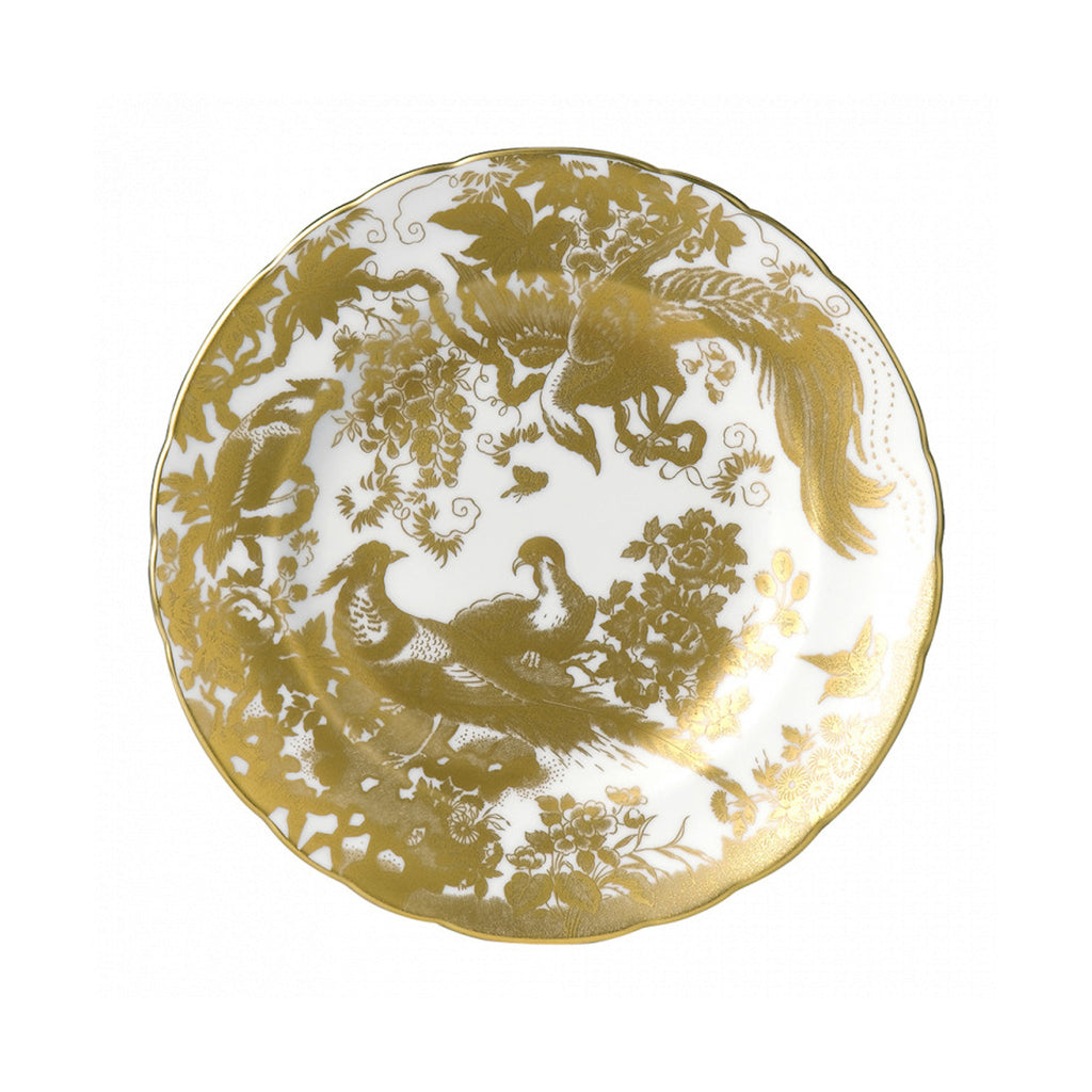 Aves Gold Salad/Accent Plate