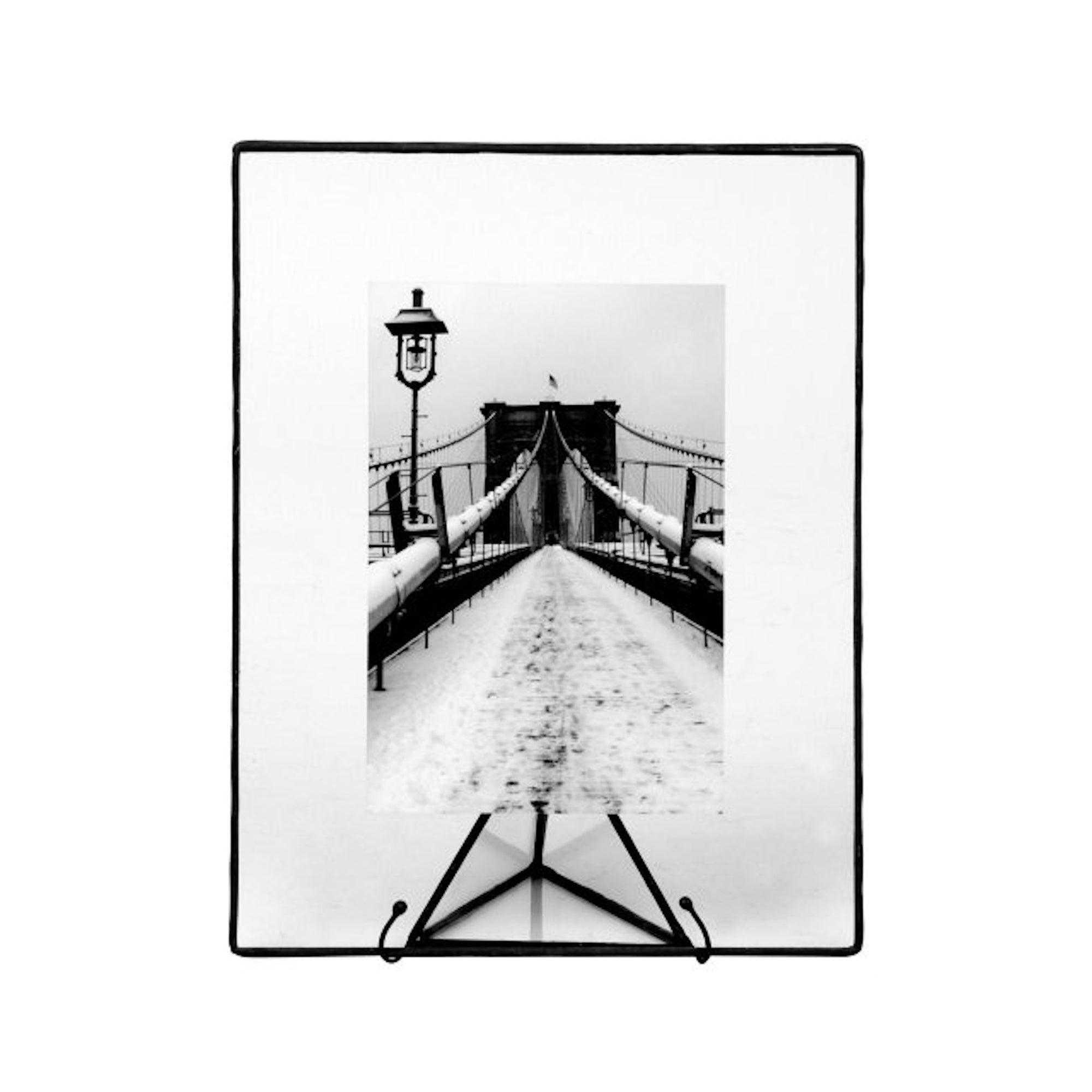 Rectangle Clear Glass Float Frame, Black – Erika Reade Ltd