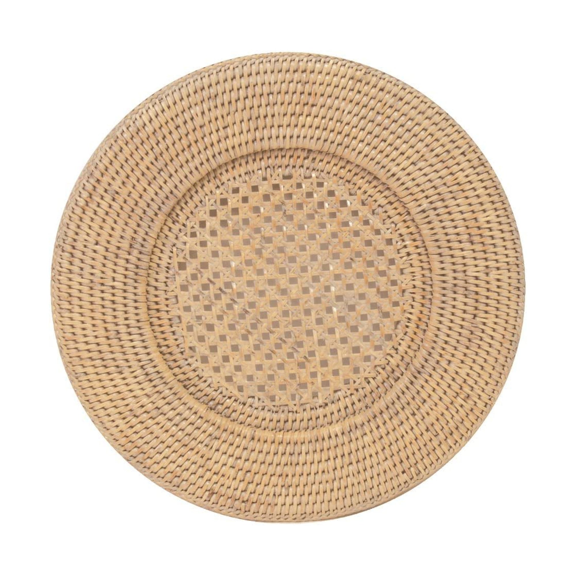 Woven Round Rattan Charger – Erika Reade Ltd