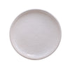 Relish melamine double lined salad plate in cream color.