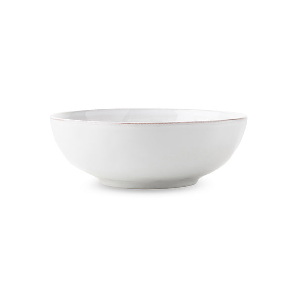 Juliska's white low and wide coupe bowl.