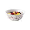 Country Estate Winter Frolic Ruby Cereal/Ice Cream Bowl