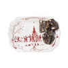 Country Estate Winter Frolic Ruby Gift Tray